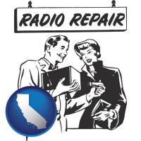 california a vintage radio repair shop