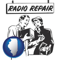 illinois a vintage radio repair shop