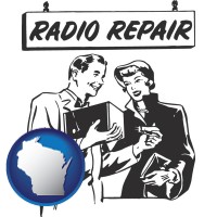 wisconsin a vintage radio repair shop